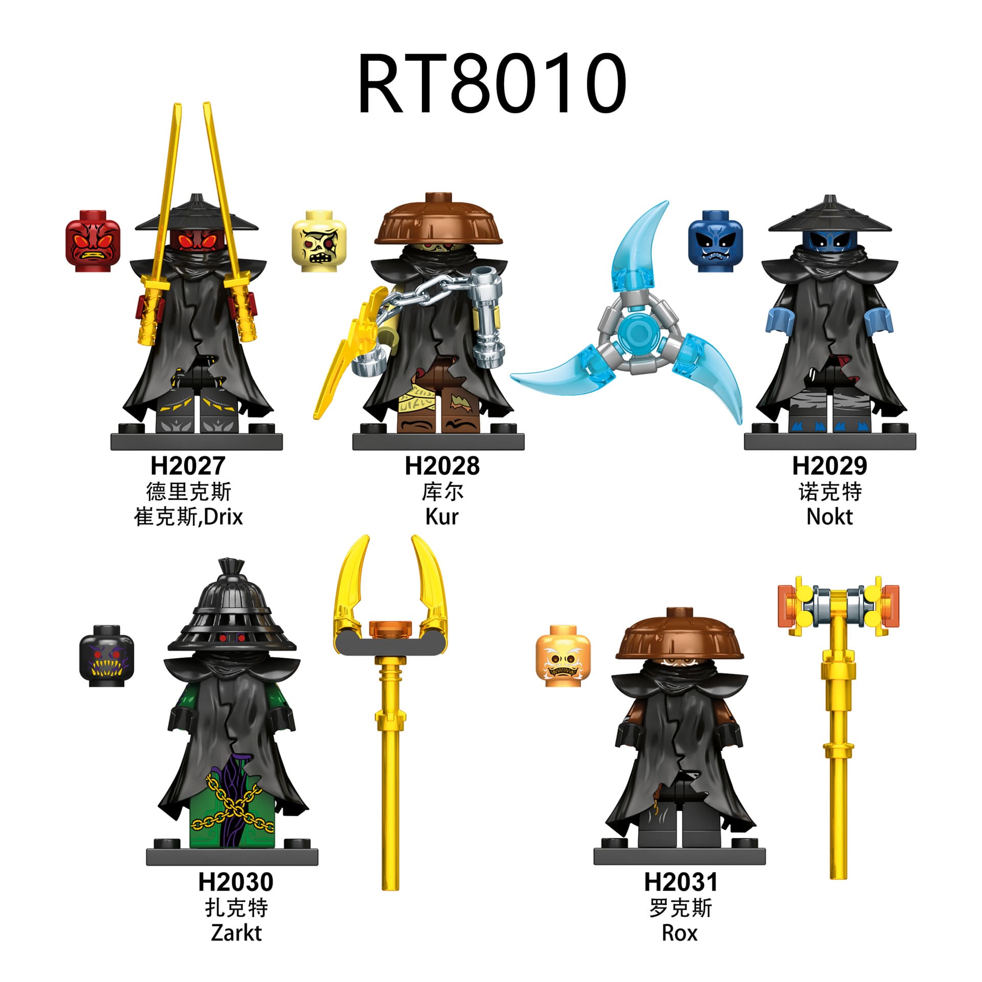 Ninjago Nokt H2029 Minifigures - Brixtoy