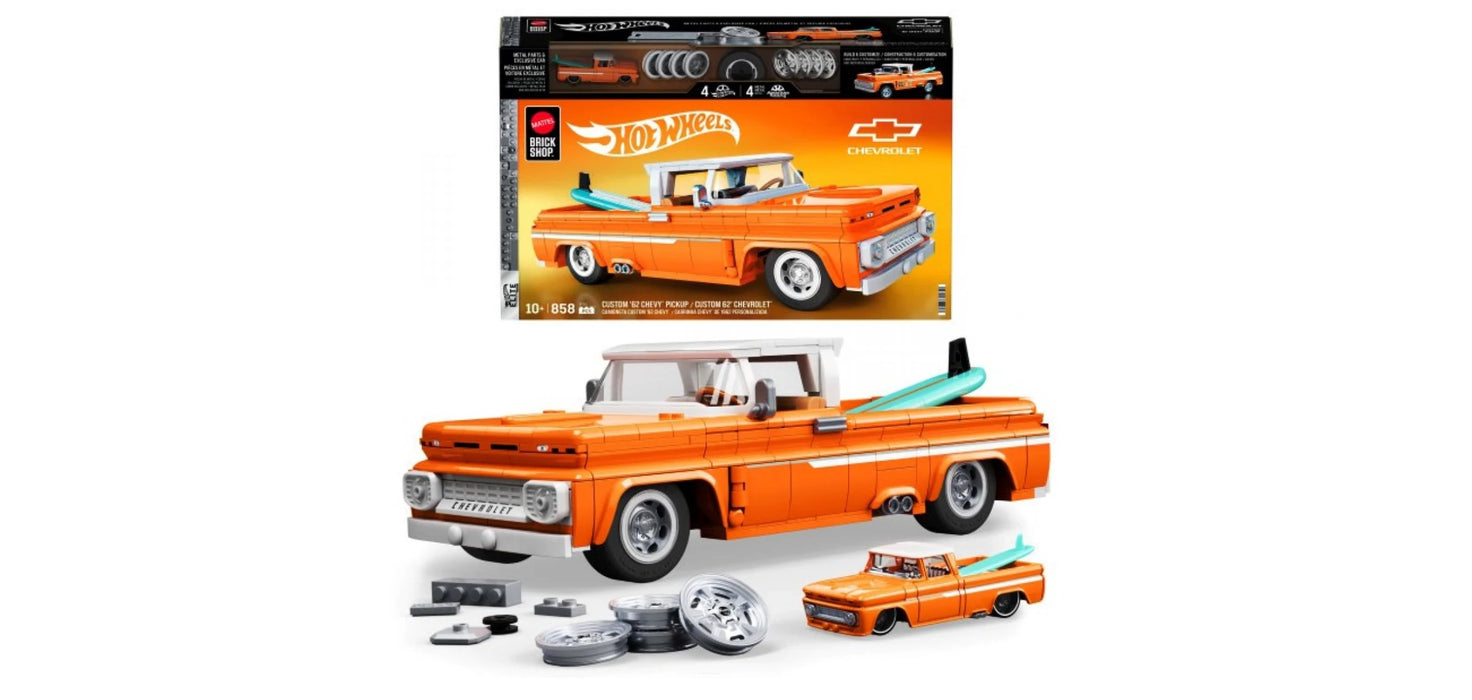 Elite Series Custom 62 Chevy Pickup - Hot Wheels by Mattel Brick