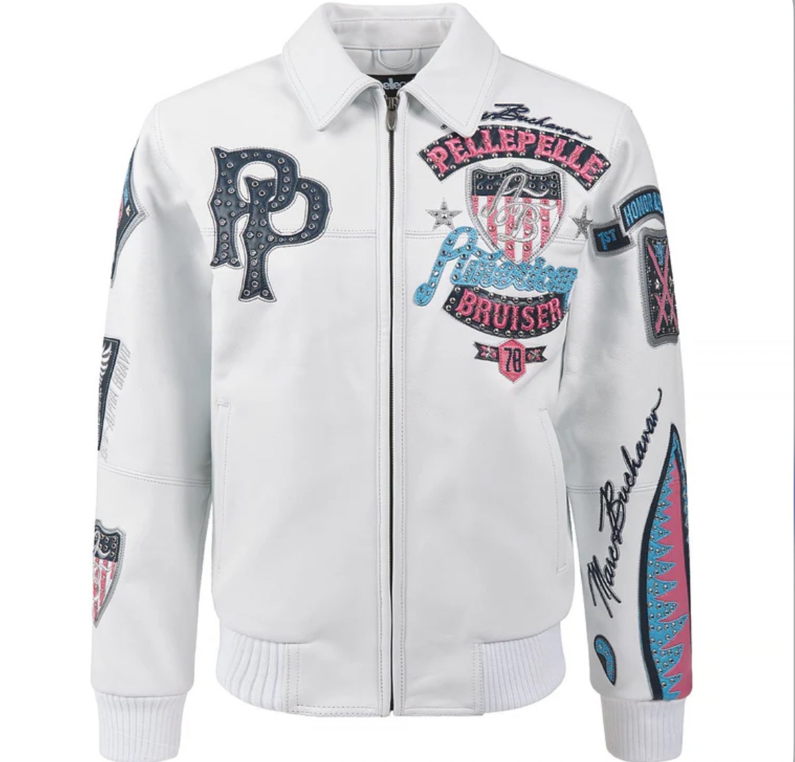 Pelle Pelle Plush American Bruiser White - Brick City Leather
