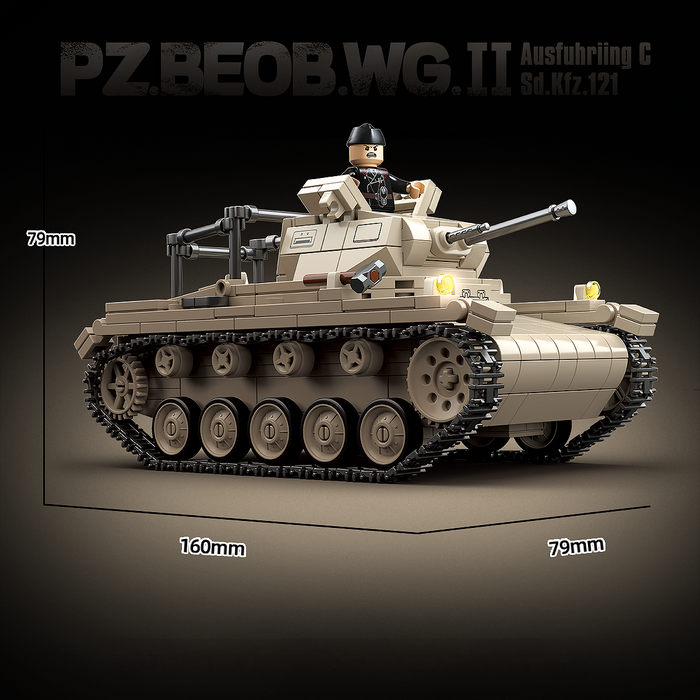 WW2 German Pz.Beob.Wg II Artillery Observation Vehicle — Brick