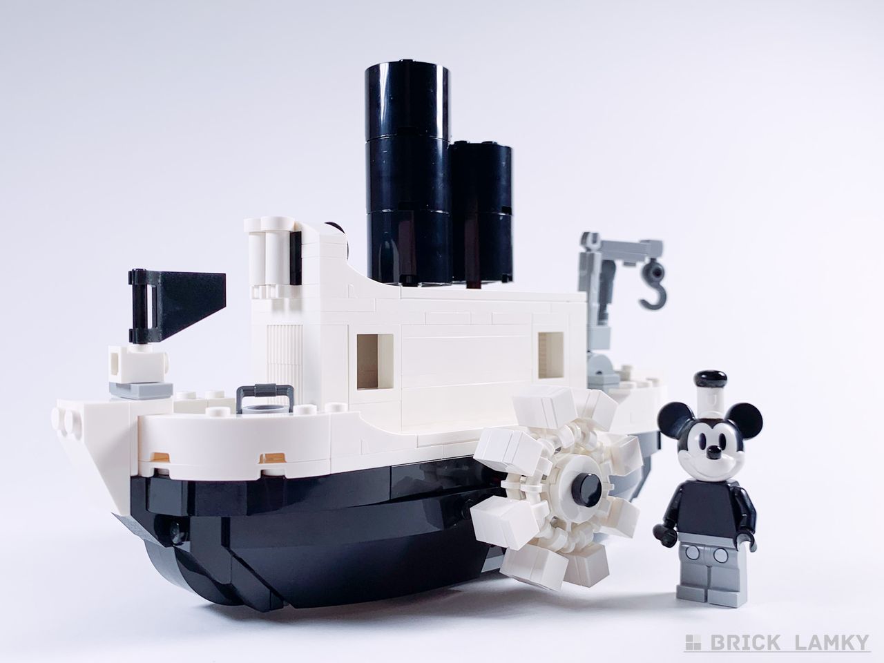 レゴ 蒸気船ウィリー＜ミニ＞（40659）レビュー！大人なモノトーンの