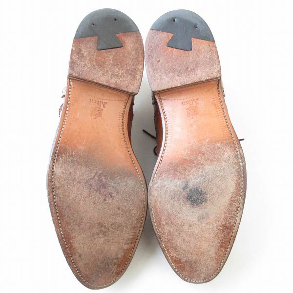 USA製 Alden オールデン #911 セミブローグ シューズ 茶系 26cm