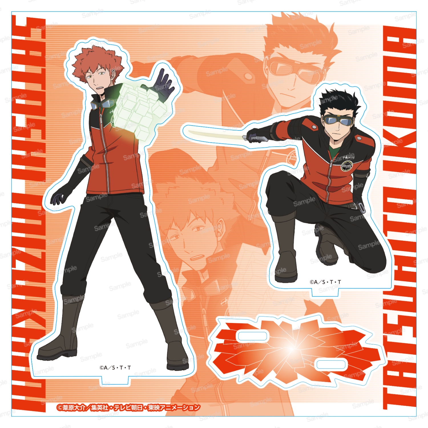 ワールドトリガー アクリルスタンド-BATTLE-3 生駒達人&水上敏志