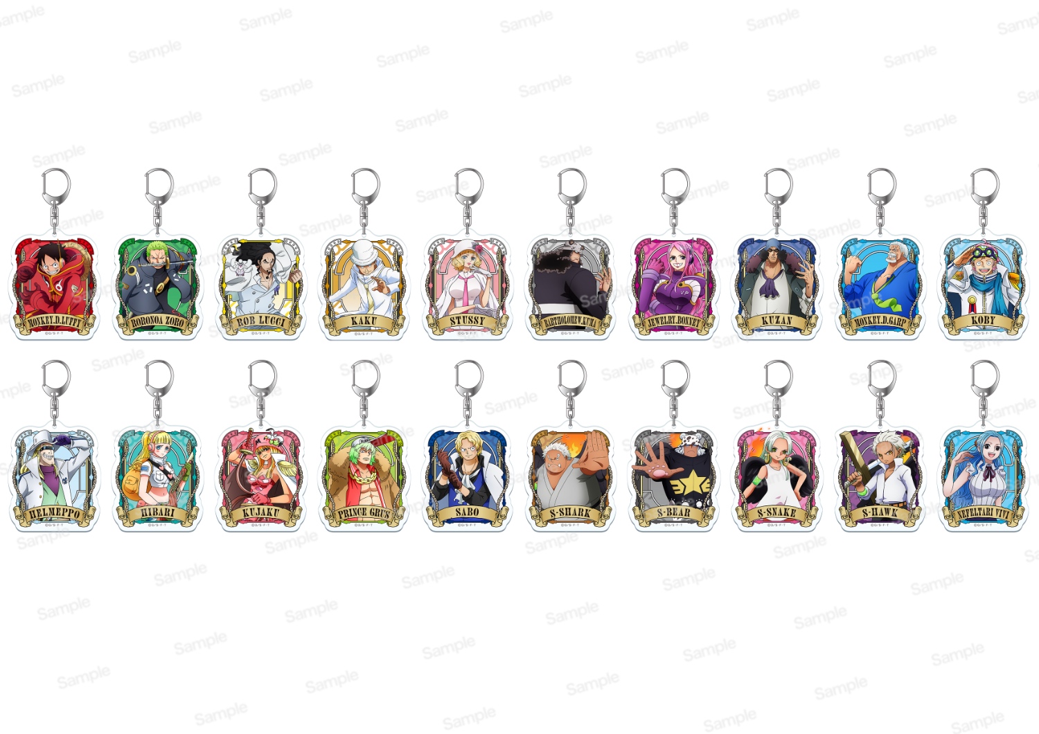 ワンピース アルティメットクルー第 9 弾 アクリルキーホルダー ガープ