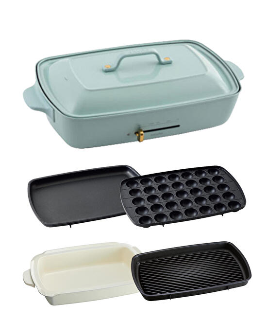 ホットプレートグランデサイズ+深鍋+グリルプレートセット 【直営店