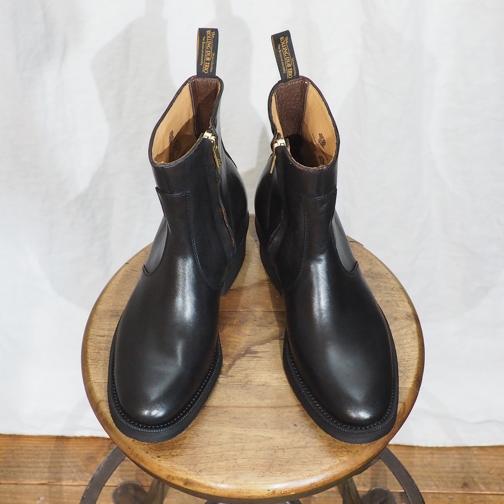 ローリングダブトリオ グレナーズ ジップ ホースブラック ハンドダイ