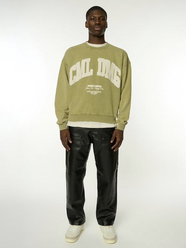 Criminal Damage - ICON Crewneck - Green - BWCollective