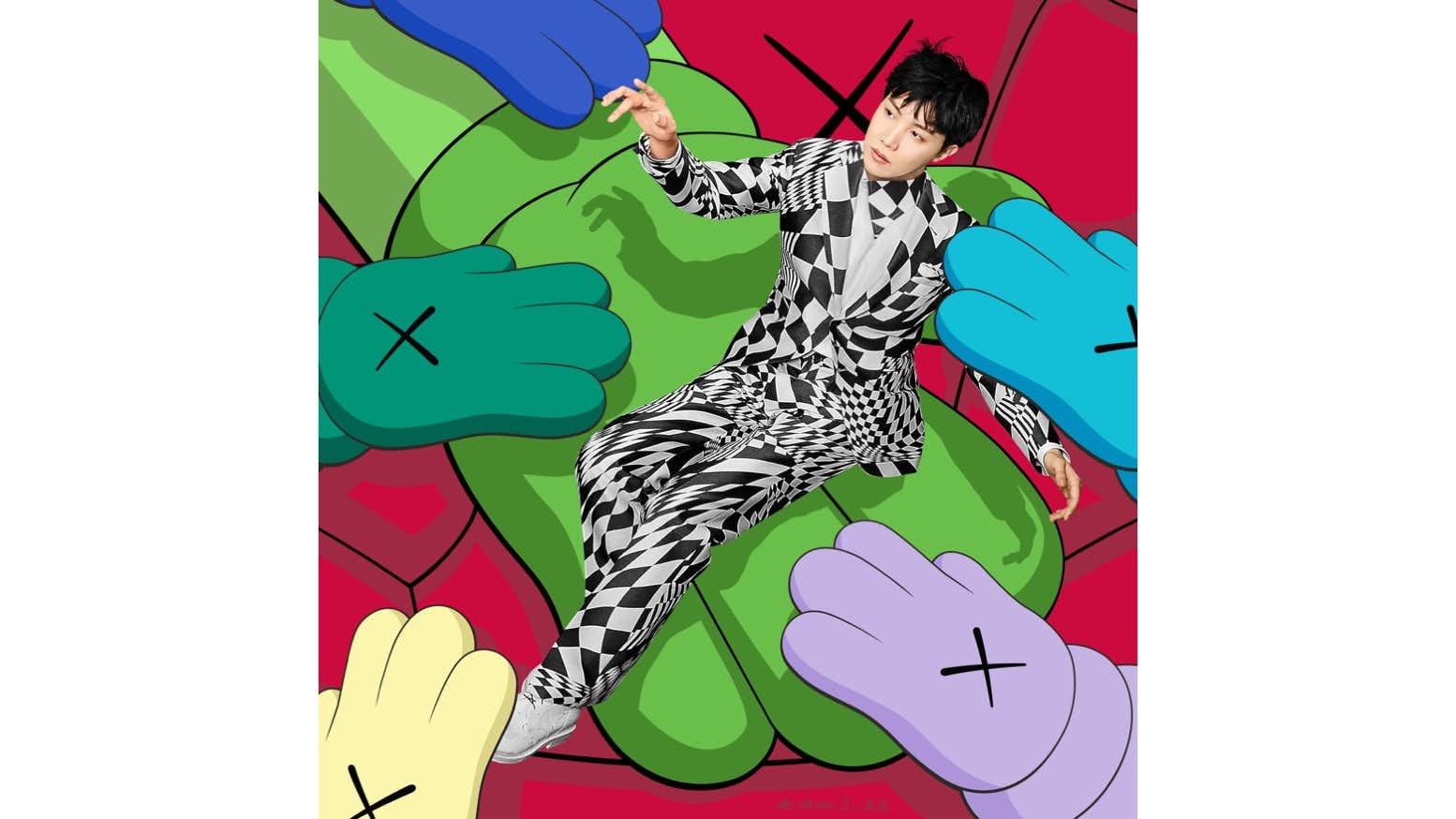 J-HOPEとKAWSがコラボ。ソロアルバム『Jack In The Box』のアート