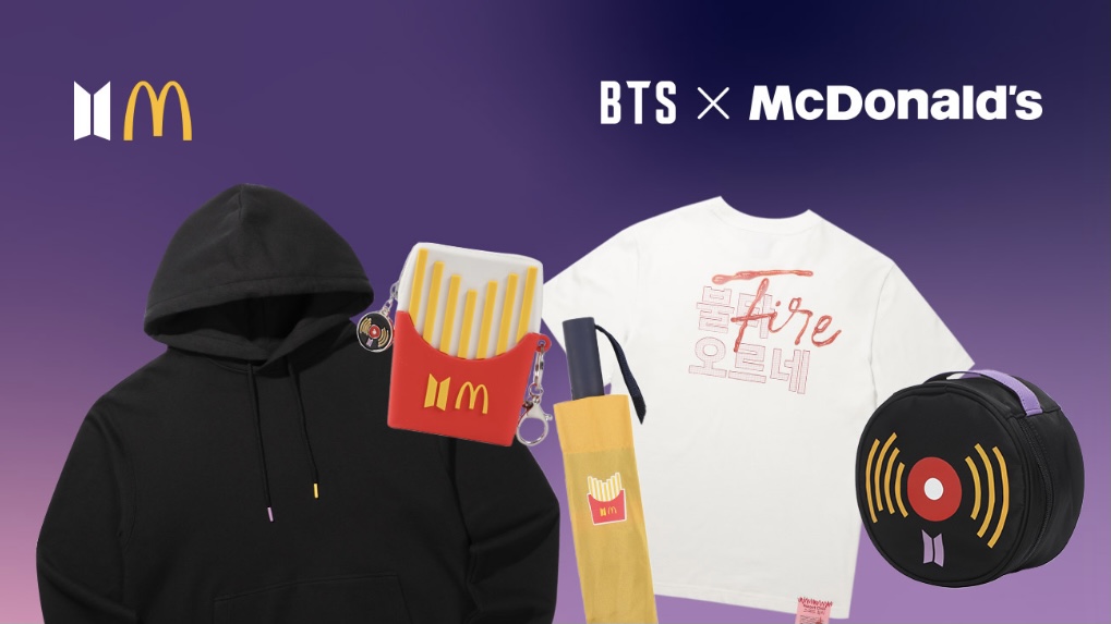 BTSとマクドナルドのコラボグッズが発売決定！！グッズ・購入方法