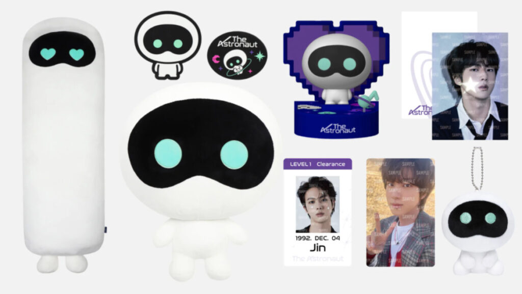 BTS JINのウットくんの商品ラインナップがついに公開！！グッズ・特典