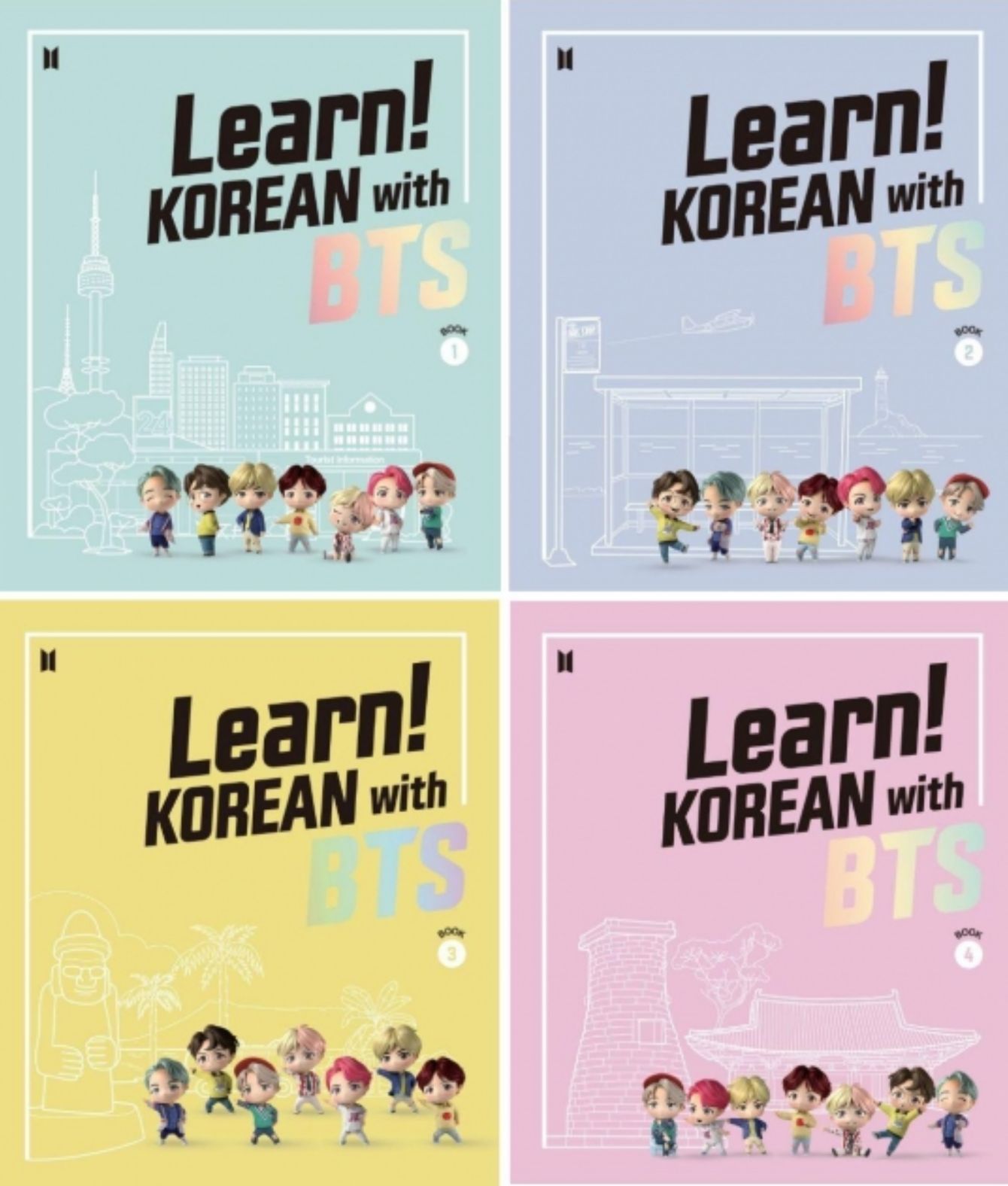Learn! KOREAN with BTS Book Package 登場（ラーンコリアン