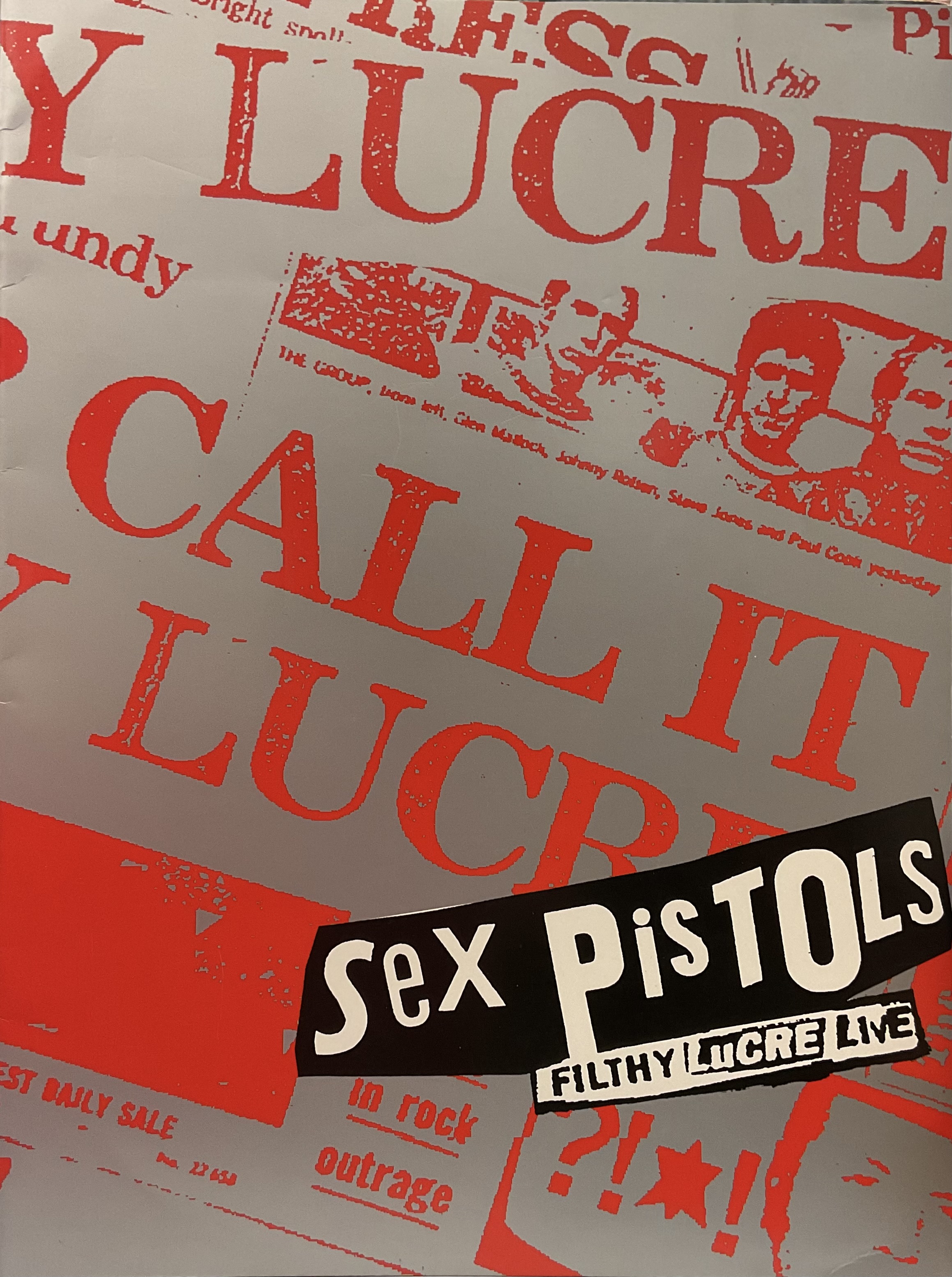セックス・ピストルズ 1996年 日本公演パンフレット『SEX PISTOLS the