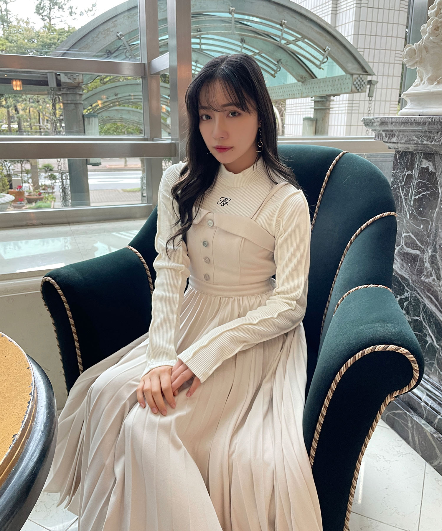 プリーツキャミワンピ – BUNNY APARTMENT