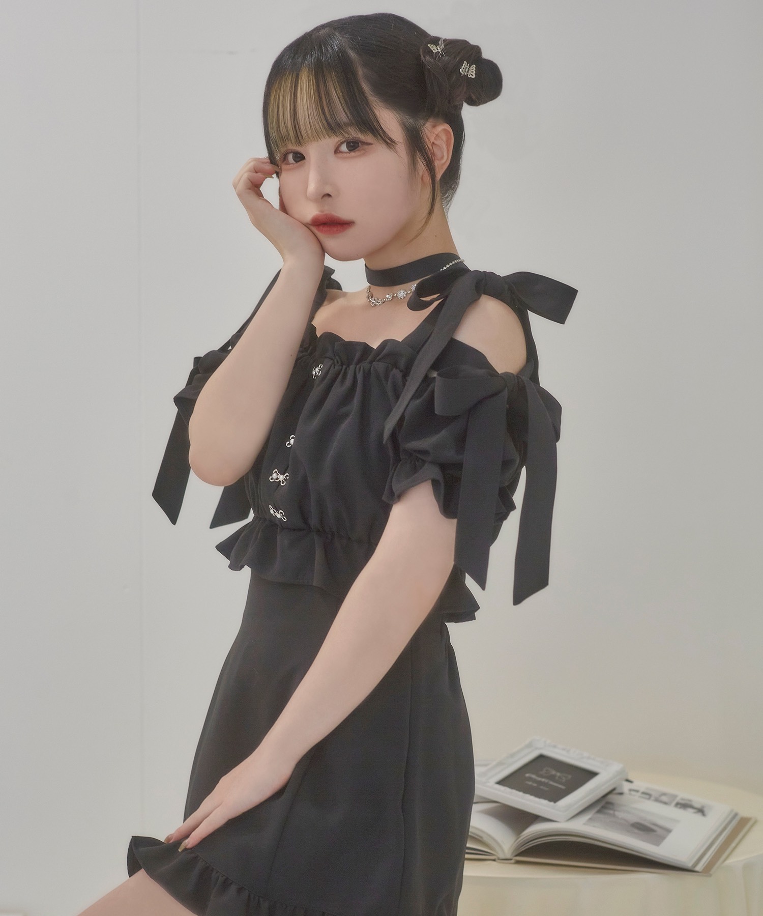 肩リボンフリルセットアップ – BUNNY APARTMENT