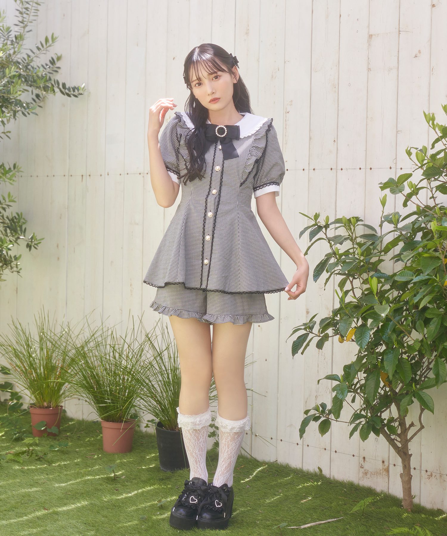 ギンガムチェックセットアップ – BUNNY APARTMENT