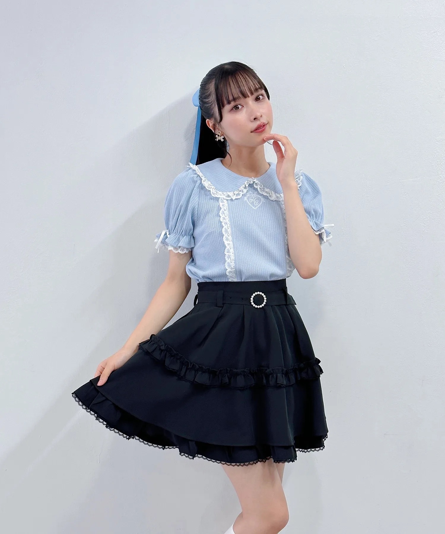 ダブルフリルフレアスカート – BUNNY APARTMENT