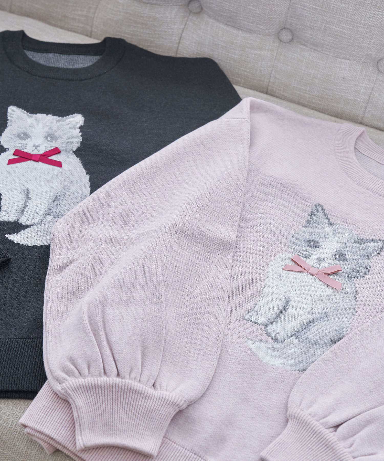 cat jacquard big knit – BUNNY APARTMENT