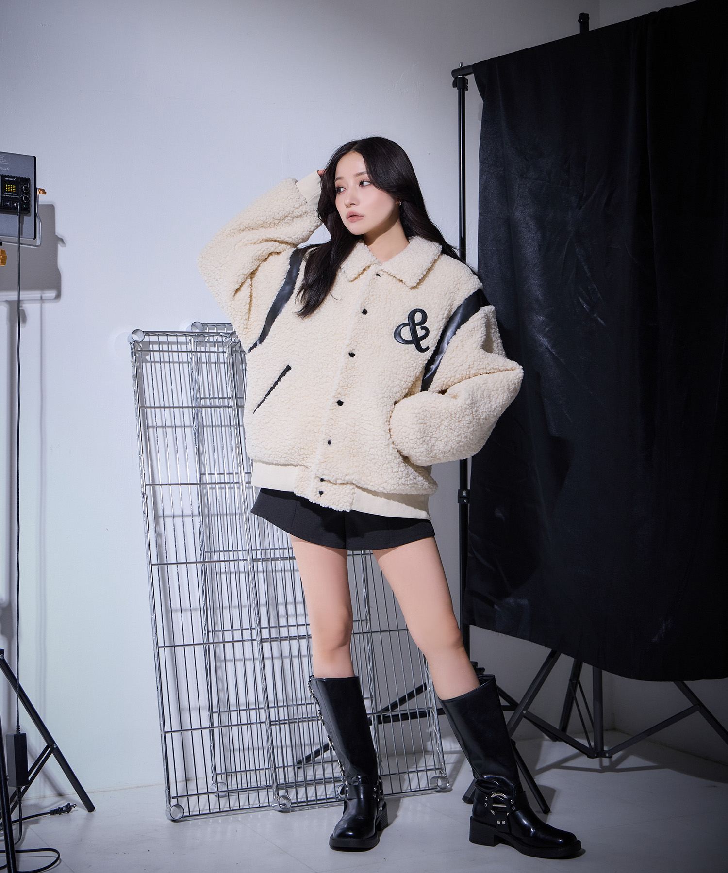 NOVELTY付き】UNISEX フェイクボアスタジャン – BUNNY APARTMENT