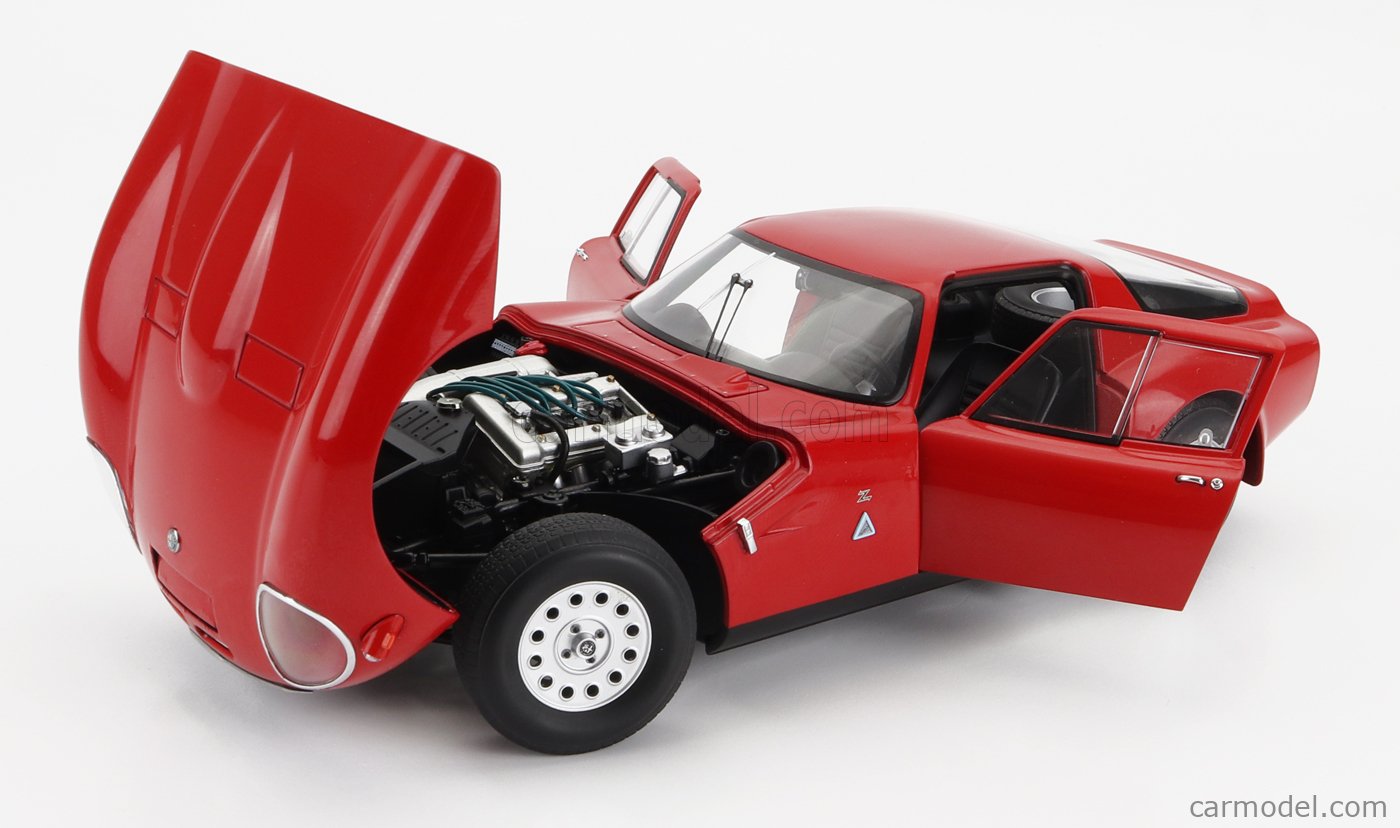 AUTOART 70198 Scale 1/18 | ALFA ROMEO GIULIA TZ2 ZAGATO 1965 RED