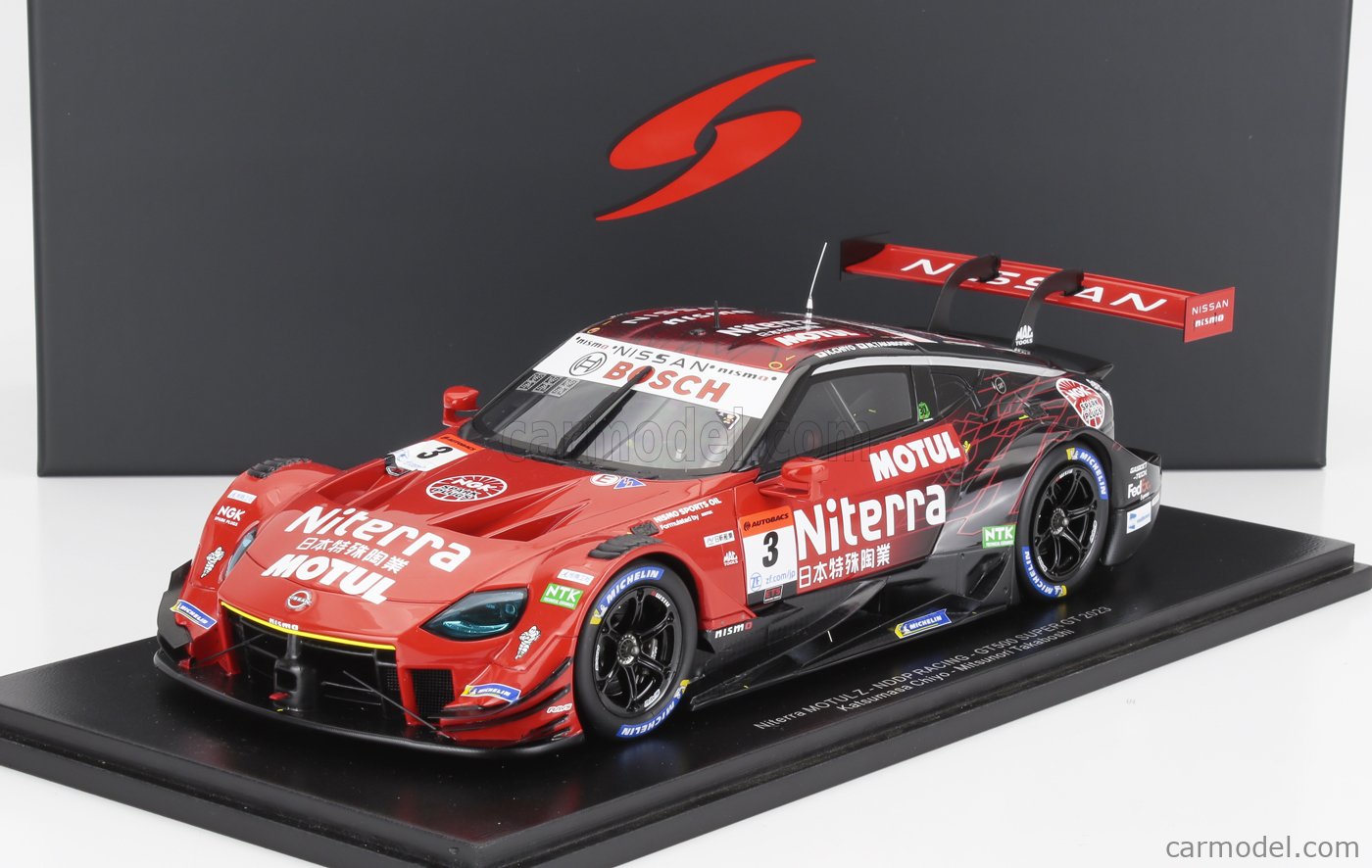 spark MOTUL niterra super gt ミニカー 日産 Nissan Z GT500 #3