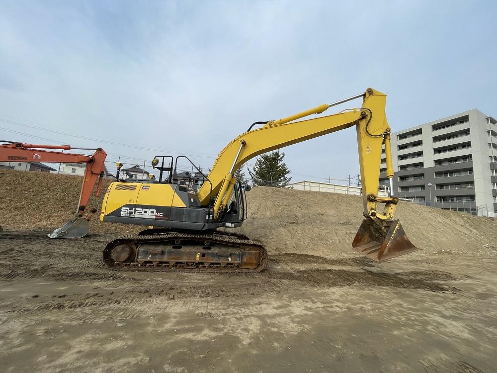 住友建機 SH200-7 マシンコントロール機 現場導入させて頂きました