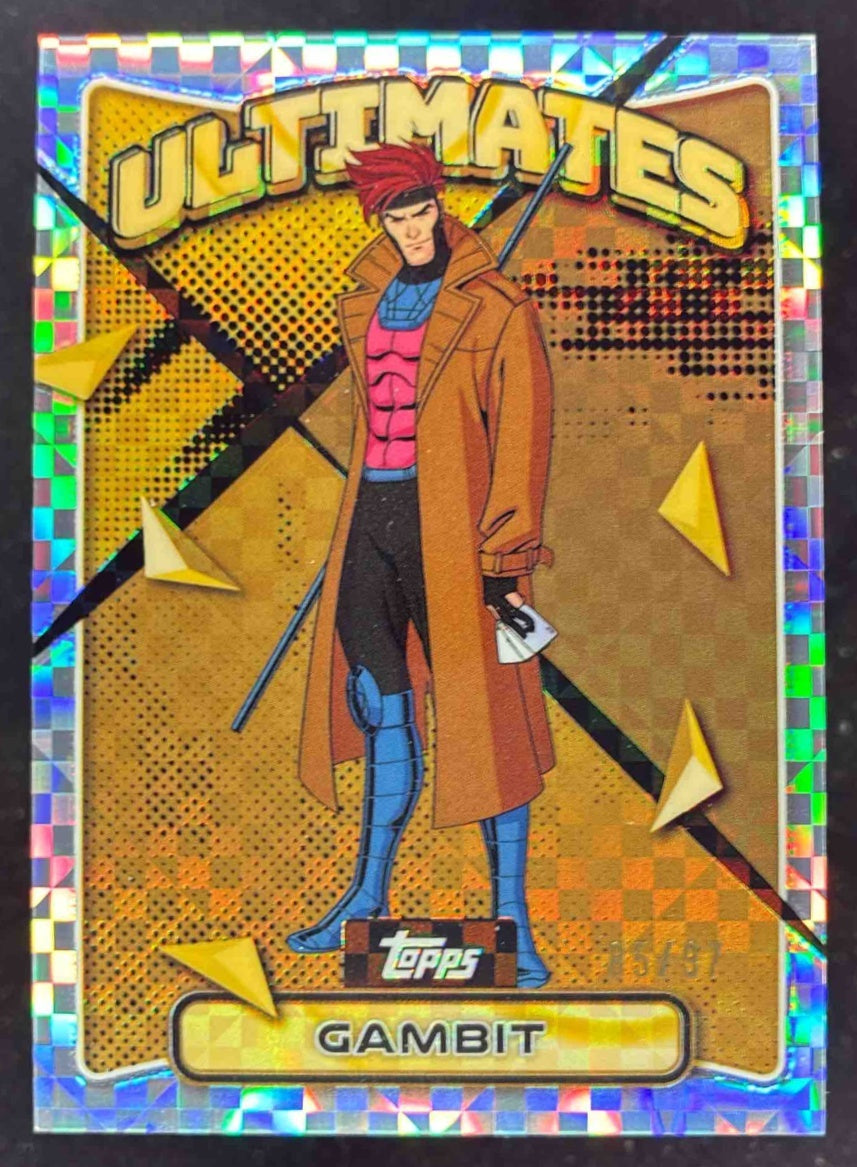 2025 Topps Finest X-Men '97 X-Fractor #81 Gambit /97 – Burbank Cards