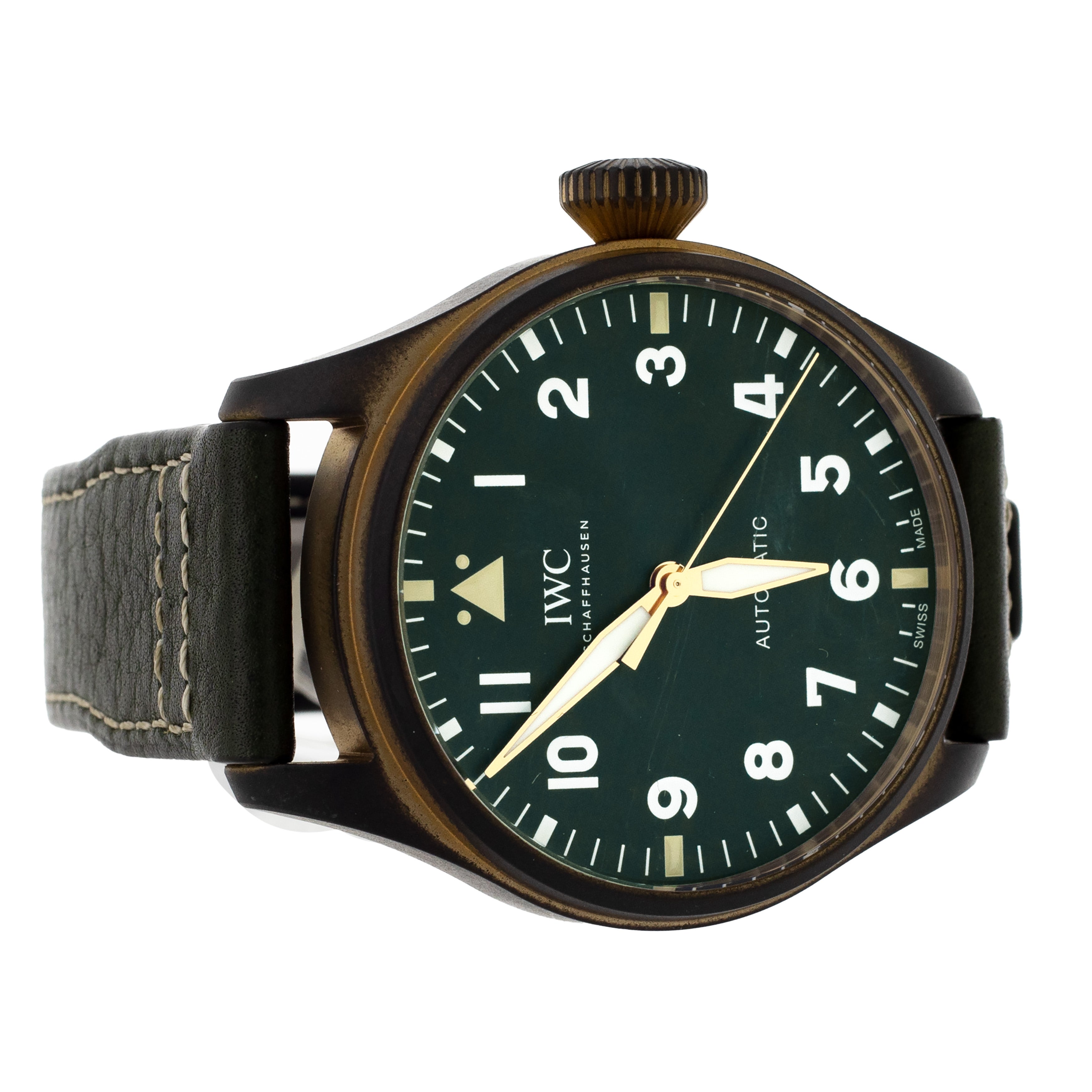 IWC Big Pilot's Watch 43 Spitfire Bronze 43mm Green Dial IW329702 Full