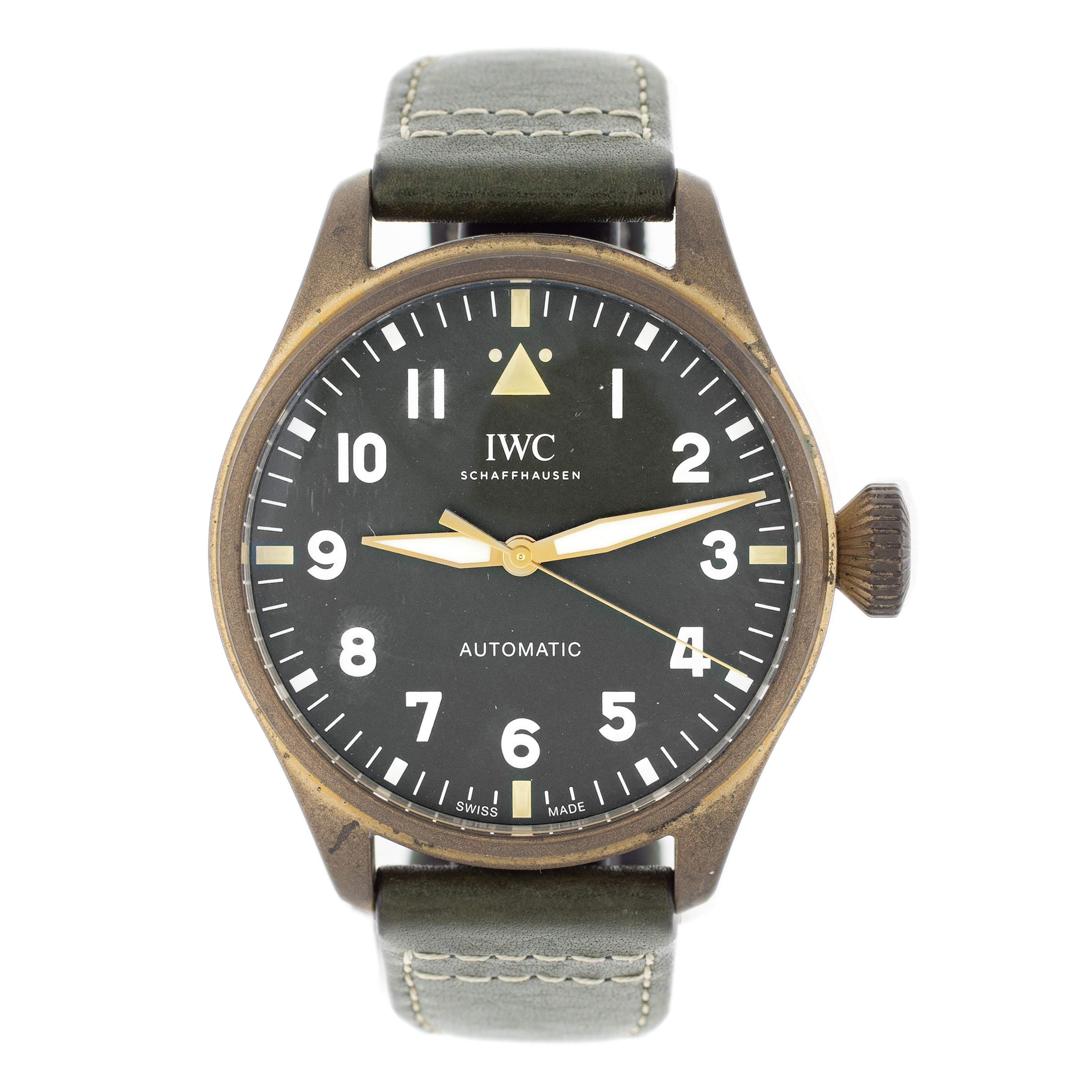 IWC Big Pilot's Watch 43mm Spitfire Bronze Green Dial 43mm IW329702