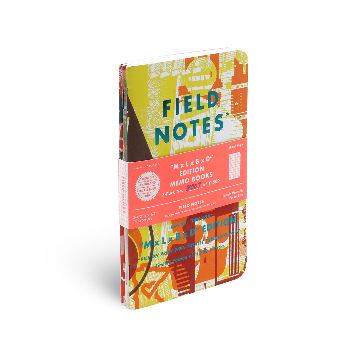 Field Notes M x L x B x D edition 3-Pack – Burlesque of North America