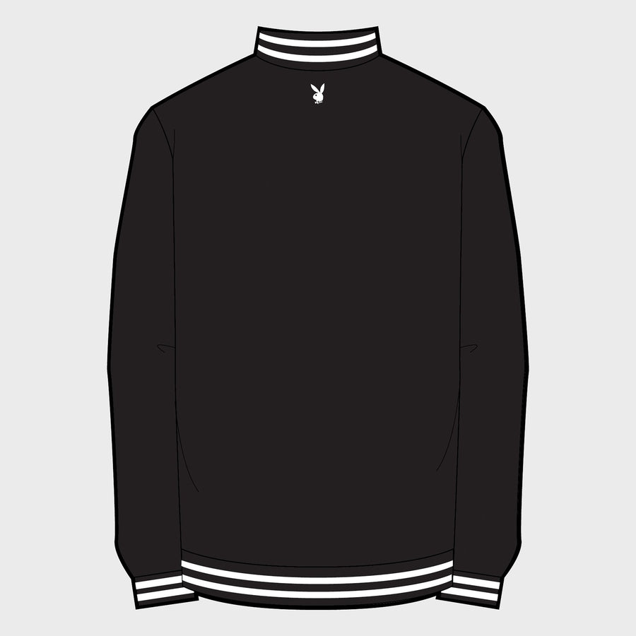 Zip-front jacket in black – bustleclothing.shop