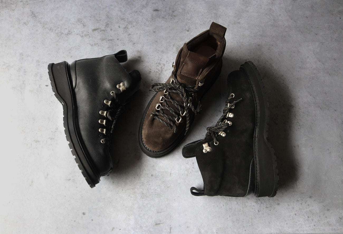 アルピニストの魂を持つ、都会的なブーツ ALPI - アルピ - – BUTTERO