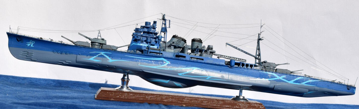 霧の艦隊重巡洋艦「タカオ」（青）