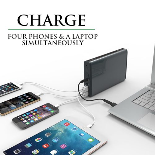 ノートPCも充電可能な超大容量 『MAXOAK 50000mAh モバイルバッテリー