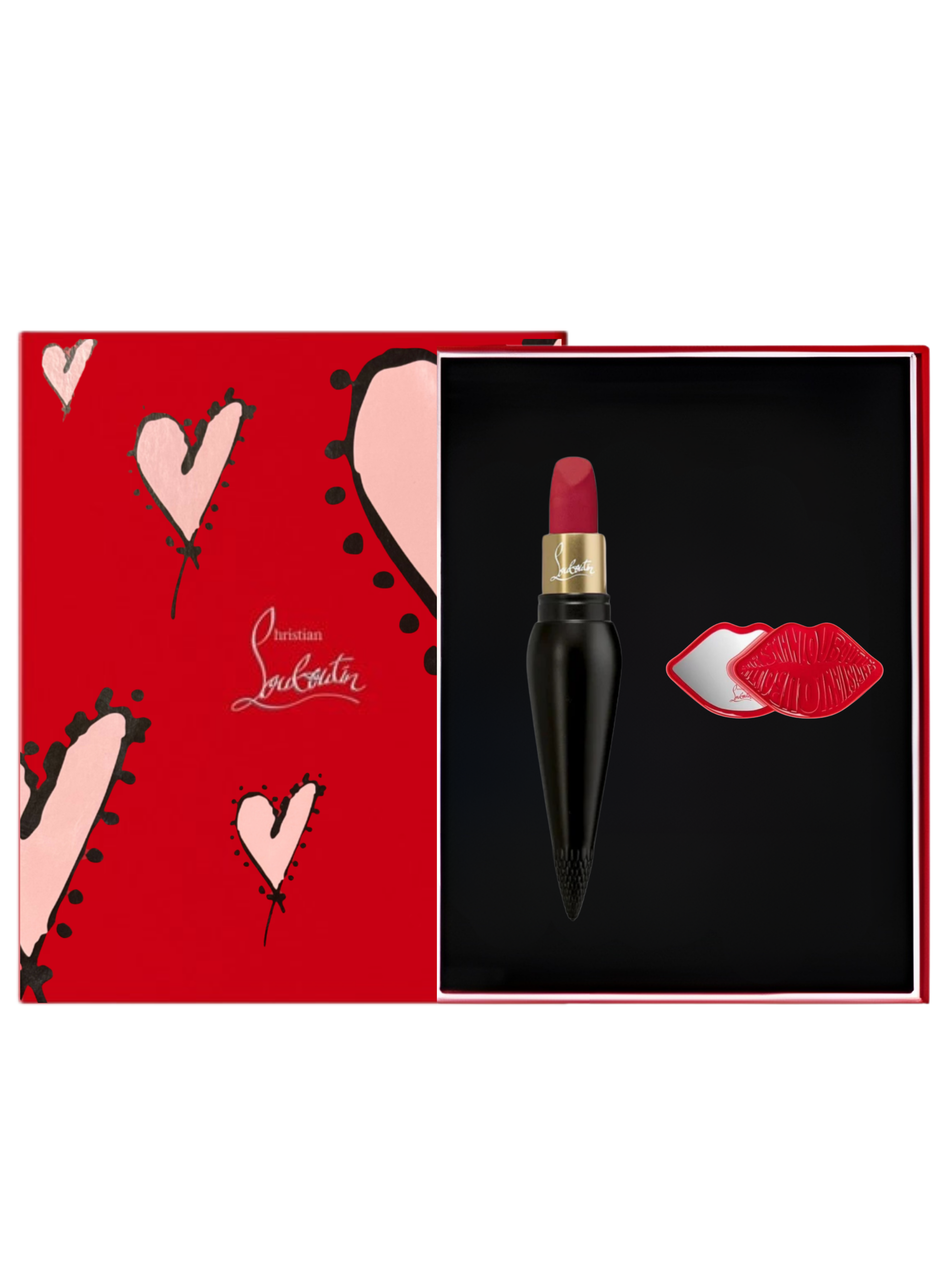 Christian Louboutin Gift Set Lipstick 005M And Red Mirror