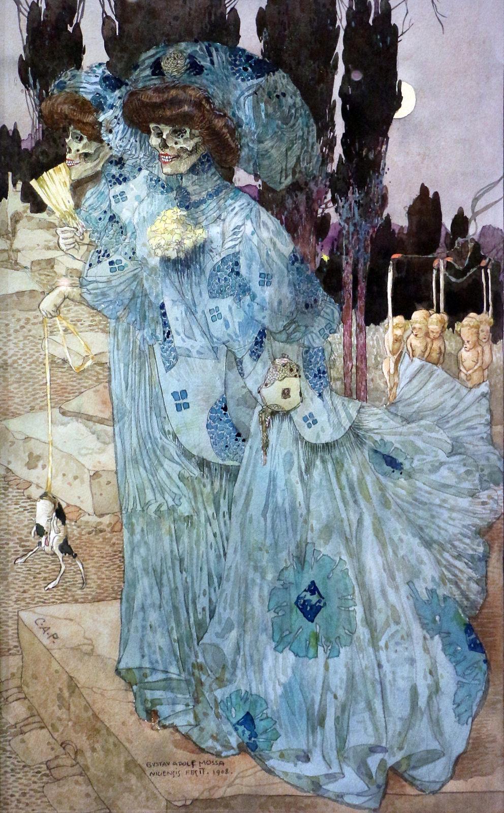 Gustav Adolf Mossa – Symbolist Phase | Byron's Muse