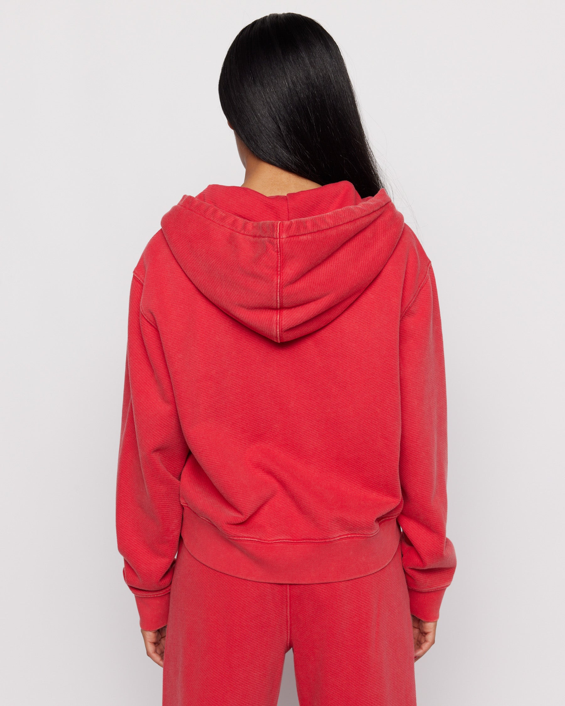 Cherry Washed Zip-Up Hoodie – Samii Ryan