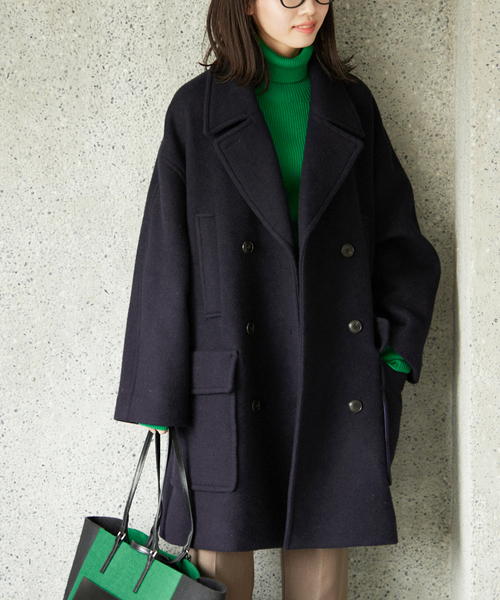 SLOBE IENA（スローブイエナ）の「T/WメルトンビックPコート