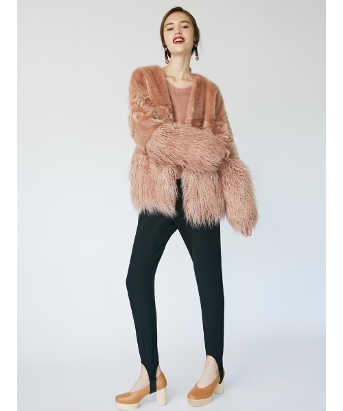 LAGUNAMOON（ラグナムーン）の「パッチワークエコファーコート（その他