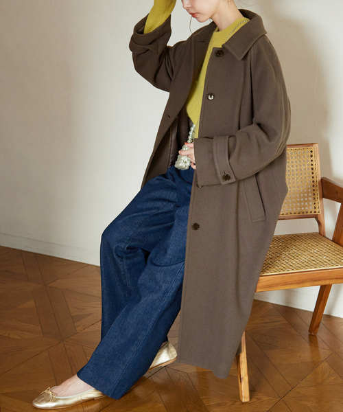 SLOBE IENA（スローブイエナ）の「ウールモッサステンカラーコート