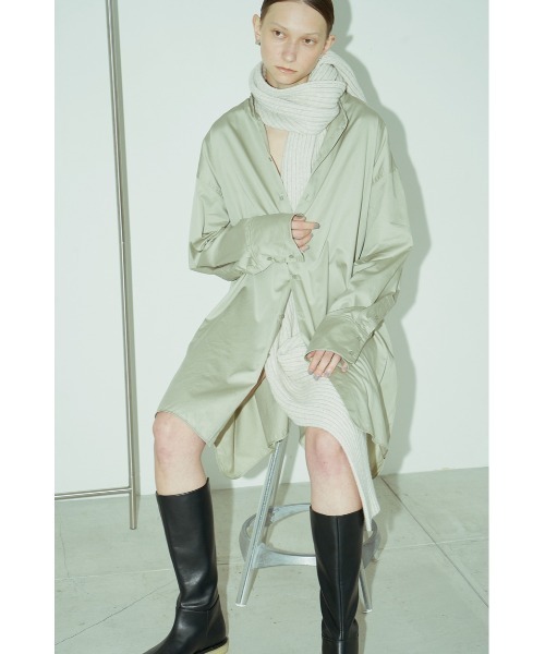 TODAYFUL（トゥデイフル）の「スタンドカラーオーバーシャツ（シャツ