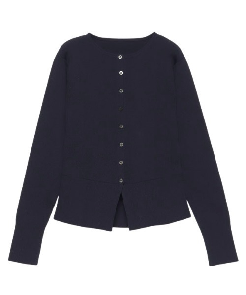 ペプラムニットカーディガン（カーディガン/ボレロ）｜anuans（ア