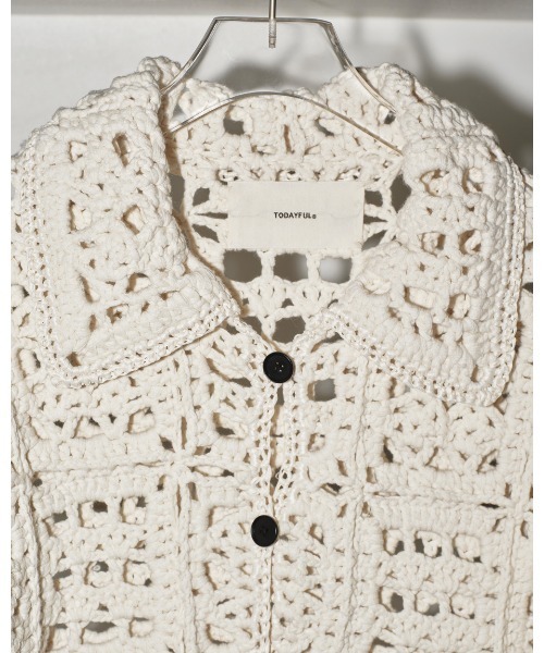 TODAYFUL（トゥデイフル）の「Crochet Knit Shirts（Tシャツ