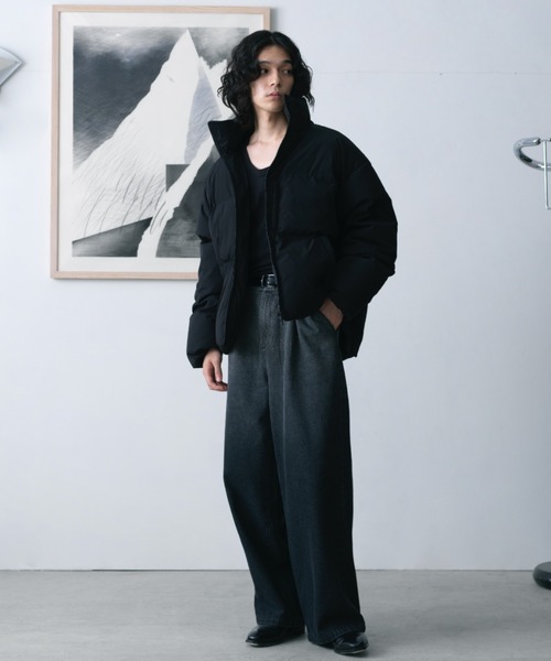 SINSS（シンス）の「Short puff jacket / ショートパフジャケット