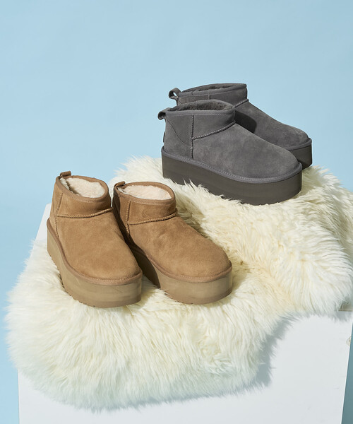 限定展開 UGG/アグ W CLASSIC ULTRA MINI PLATFORM/クラシック