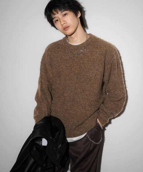 セール】『ユニセックス』ローゲージカラーニット（ニット/セーター