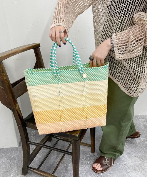 セール】【Letra/レトラ】メルカドバッグ ミディアムサイズ（かご