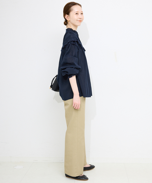 セール】《WEB限定/追加3》フリルピンタックブラウス（シャツ/ブラウス