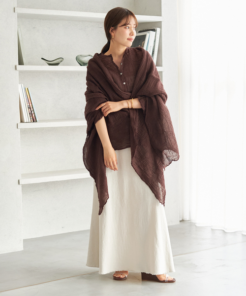 LES ATELIERS FRANCAIS DE CONFECTION 別注 2WAY ブラウス（シャツ