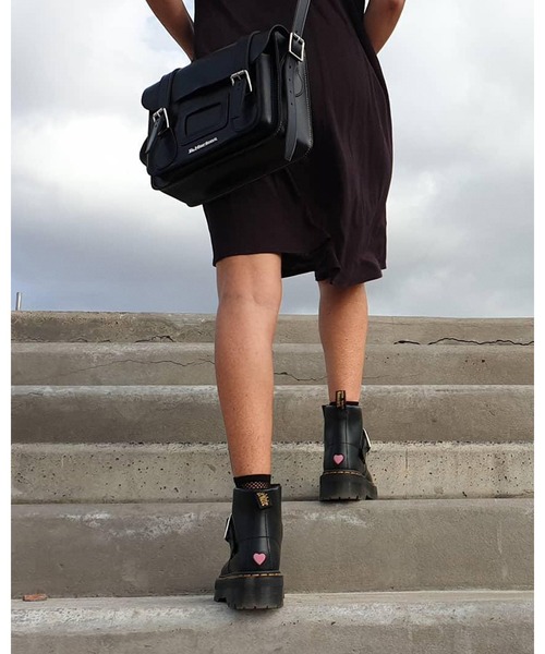 Dr. Martens/ドクターマーチン 11インチ レザー サッチェル バッグ