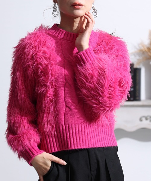 ディオール サーモンピンクセーター ディオール サーモンピンク